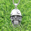 1 Piece Hole 10mm+ 304 Stainless Steel Skull Polished Pendant