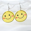 1 Piece IG Style Cute Smile Face Flower Arylic Alloy Ear Hook