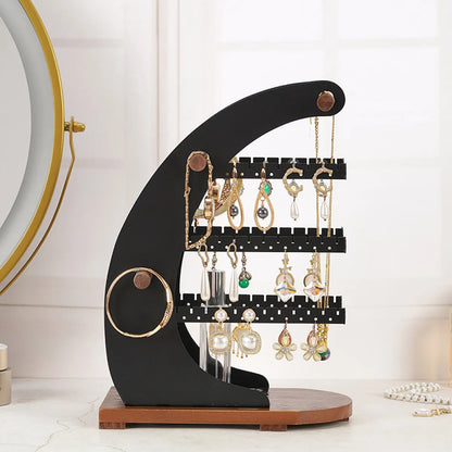 1 Piece Iron Simple Style Classic Style Solid Color Jewelry Rack