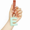 Lady Simple Style Letter Pu Leather Women'S Bag Pendant Keychain