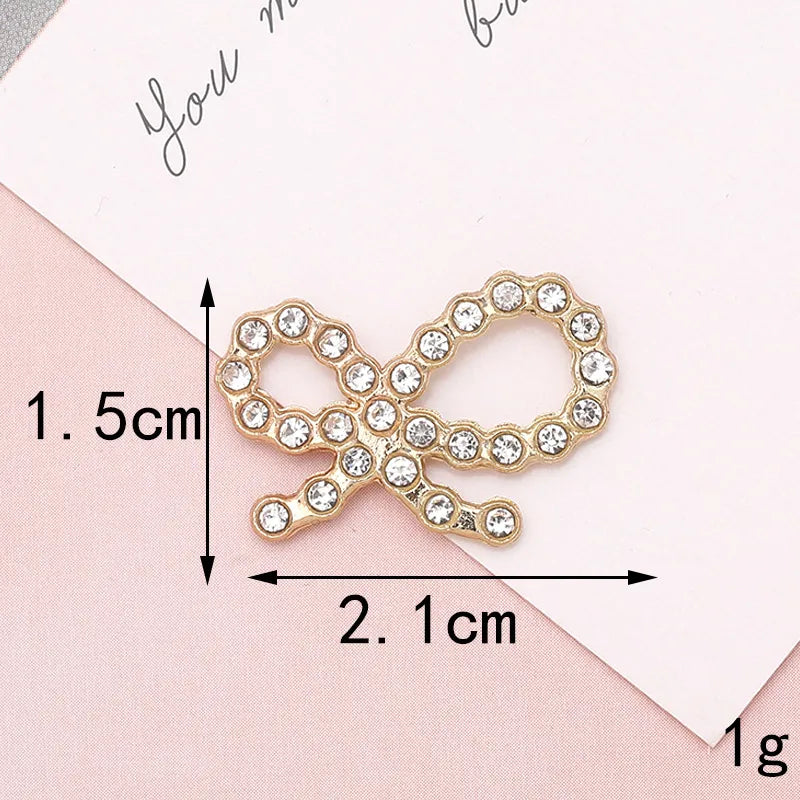 1 Piece Metal Butterfly Bow Knot Beads