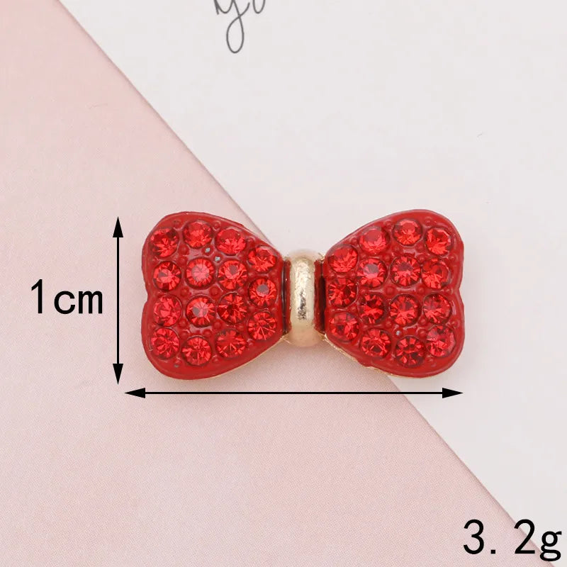 1 Piece Metal Butterfly Bow Knot Beads