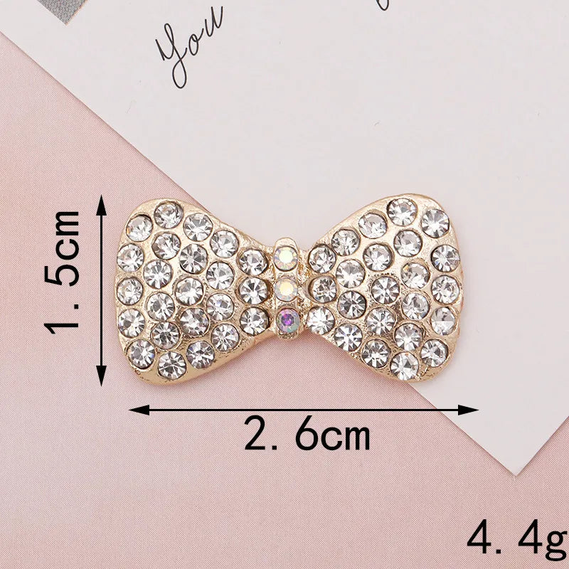 1 Piece Metal Butterfly Bow Knot Beads