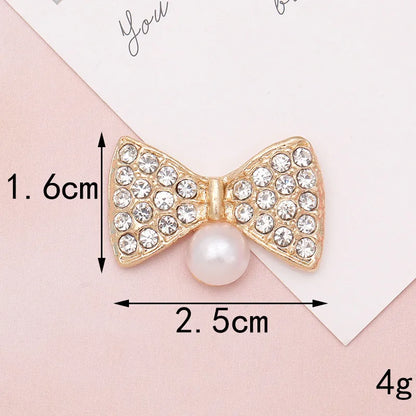 1 Piece Metal Butterfly Bow Knot Beads