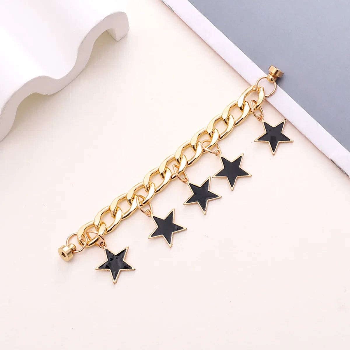 1 Piece Metal Pearl Star Bear Heart Shape Polished DIY Accessories