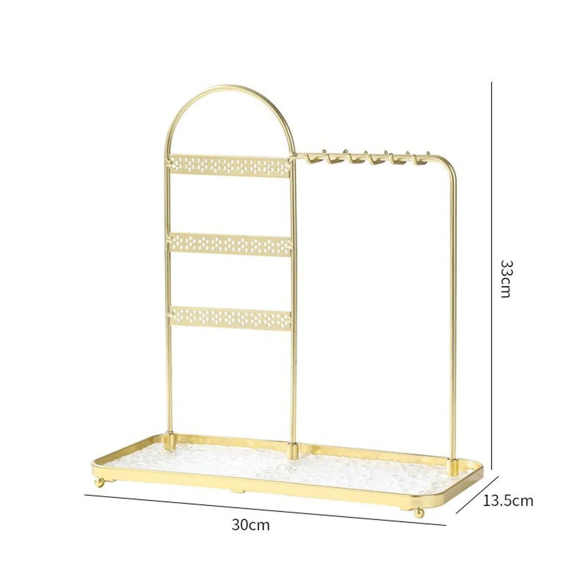 1 Piece Metal Simple Style Solid Color Jewelry Rack