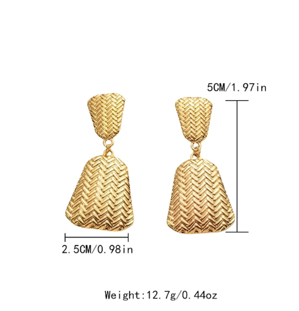 1 Piece Modern Style Korean Style Round Oval Plating 304 Stainless Steel 14K Gold Plated Drop Earrings