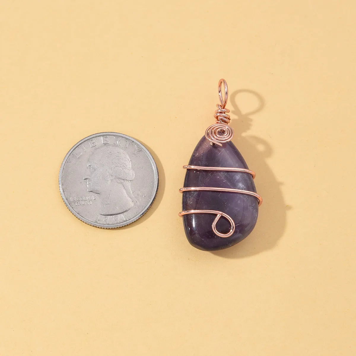 1 Piece Natural Stone Copper Agate Opal Color Block Pendant