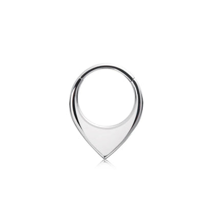 1 Piece Nose Rings & Studs Hip-Hop Rock Solid Color 316 Stainless Steel  Polishing Nose Ring