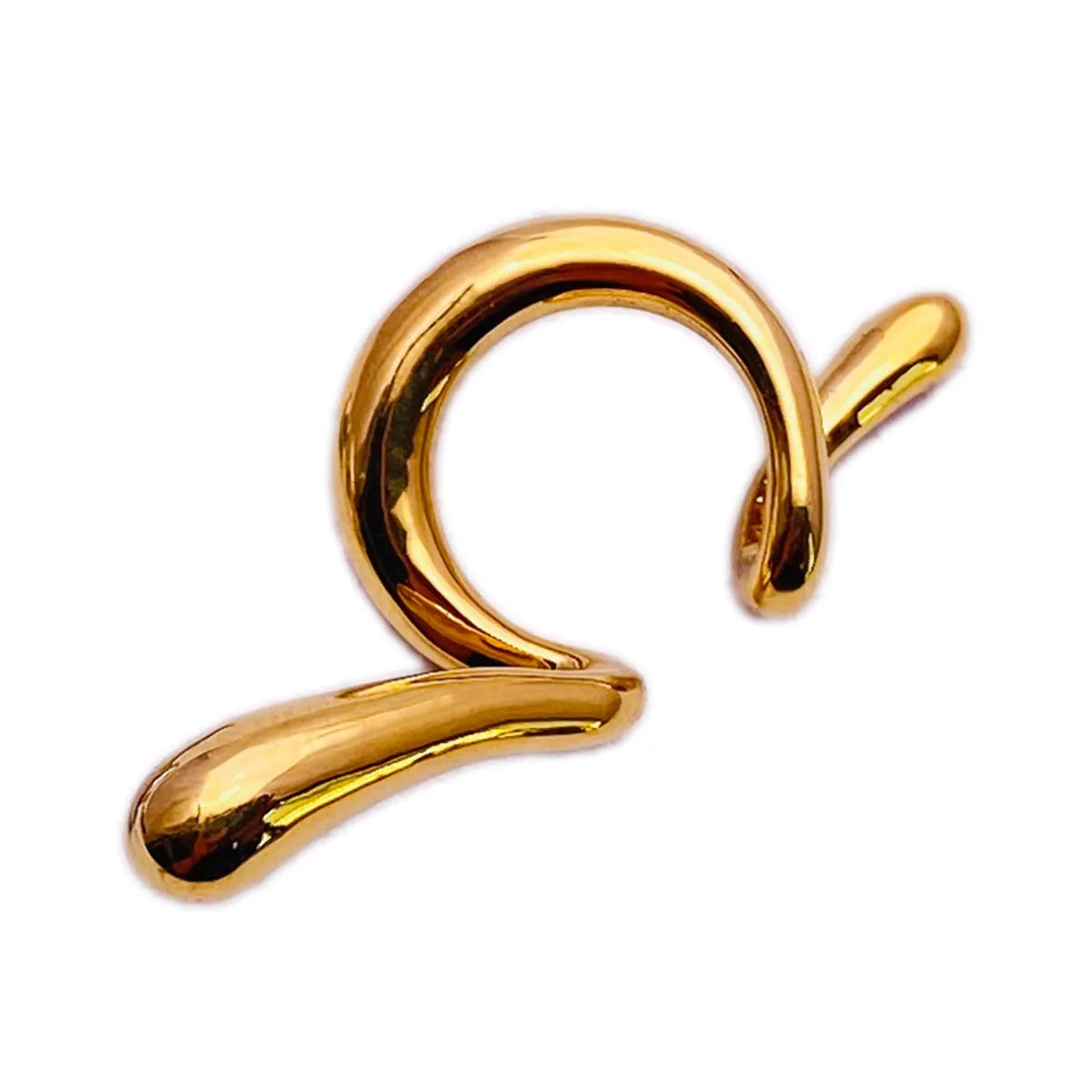 1 Piece Novelty Irregular Plating Copper Ear Cuffs