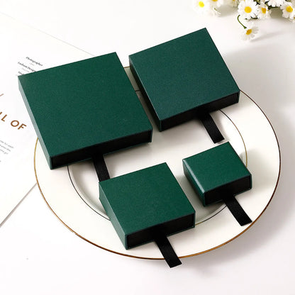 1 Piece Paper Simple Style Daily Solid Color Jewelry Boxes