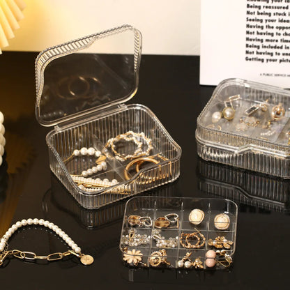 1 Piece Plastic Elegant Solid Color Jewelry Boxes