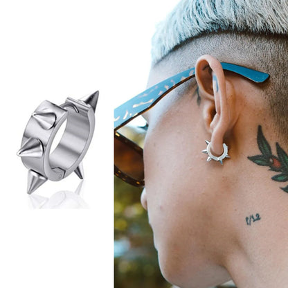 1 Piece Punk Geometric Plating Stainless Steel Ear Studs