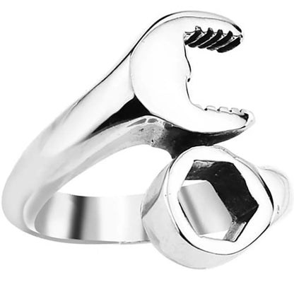 1 Piece Punk Geometric Stainless Steel Asymmetrical Men'S Rings