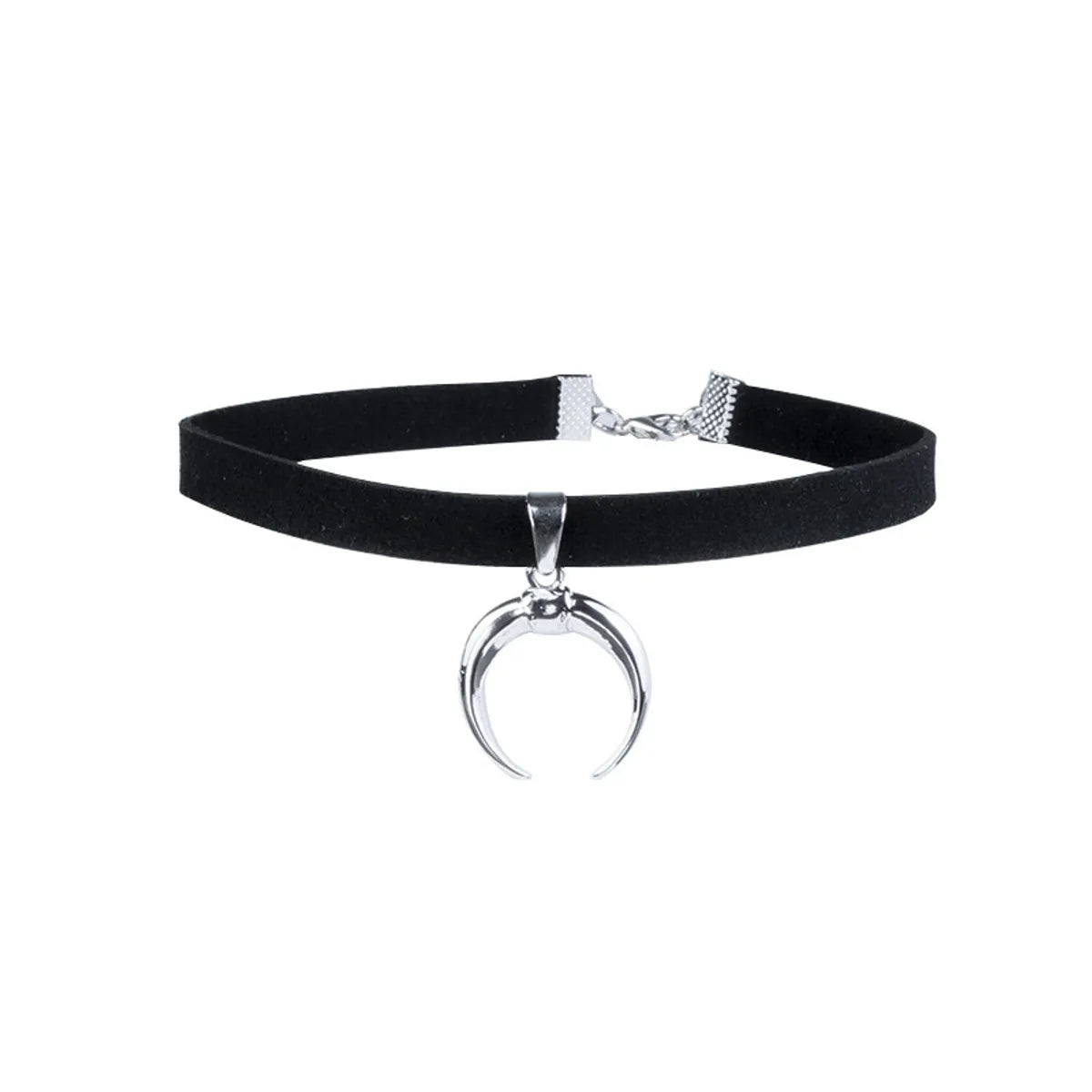 1 Piece Punk Moon Alloy Plating Women's Choker