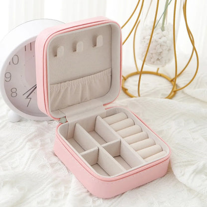 1 Piece PVC Flannel Casual Elegant Glam Solid Color Jewelry Boxes