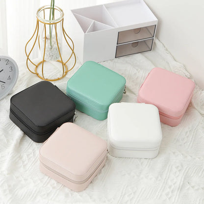 1 Piece PVC Flannel Casual Elegant Glam Solid Color Jewelry Boxes