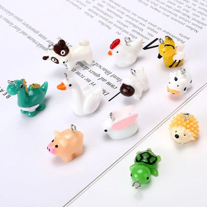 1 Piece Resin Animal Pendant