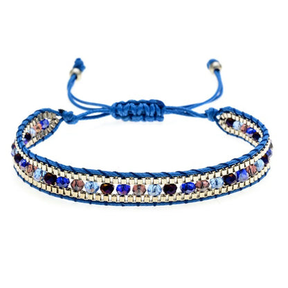 Retro Circle Beaded Rope Braid Women'S Bracelets