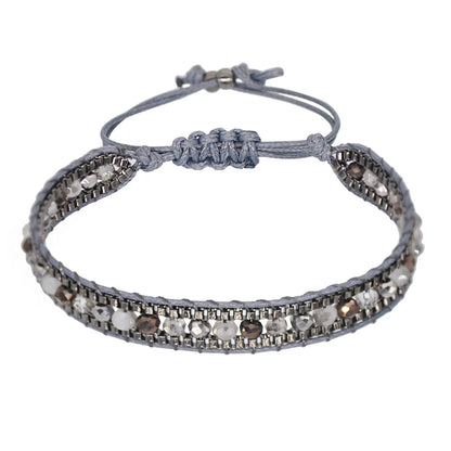 Retro Circle Beaded Rope Braid Women'S Bracelets