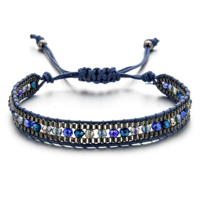 Retro Circle Beaded Rope Braid Women'S Bracelets