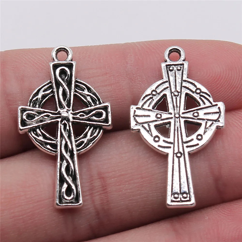 1 Piece Retro Cross Alloy Plating Pendant Jewelry Accessories