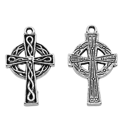 1 Piece Retro Cross Alloy Plating Pendant Jewelry Accessories