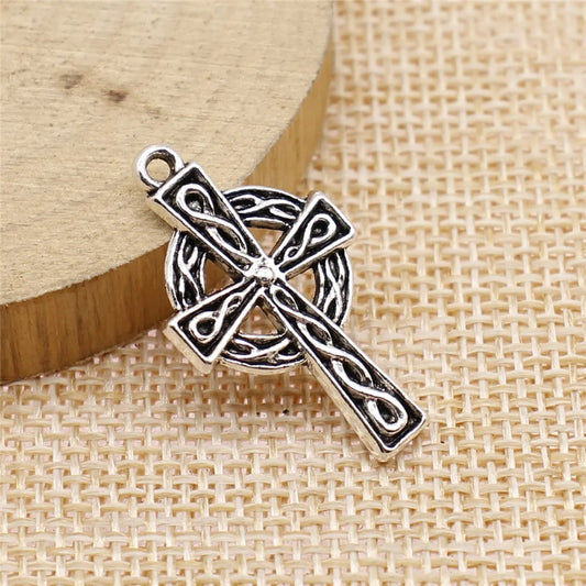 1 Piece Retro Cross Alloy Plating Pendant Jewelry Accessories