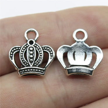 1 Piece Retro Crown Alloy Plating Pendant Jewelry Accessories