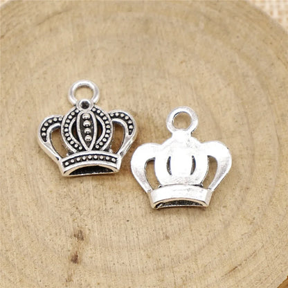 1 Piece Retro Crown Alloy Plating Pendant Jewelry Accessories