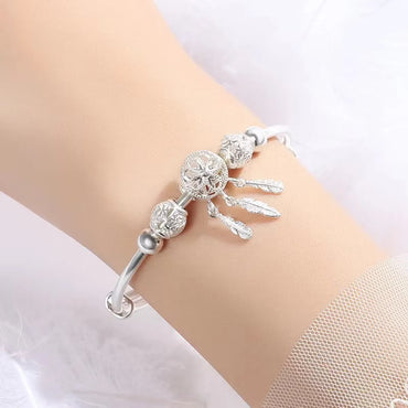 1 Piece Retro Dreamcatcher Alloy Plating Women'S Bangle