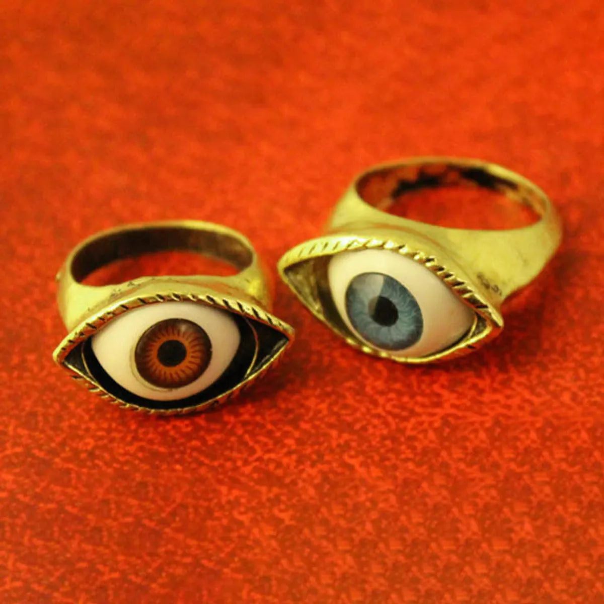 1 Piece Retro Eye Alloy Plating Women's Rings