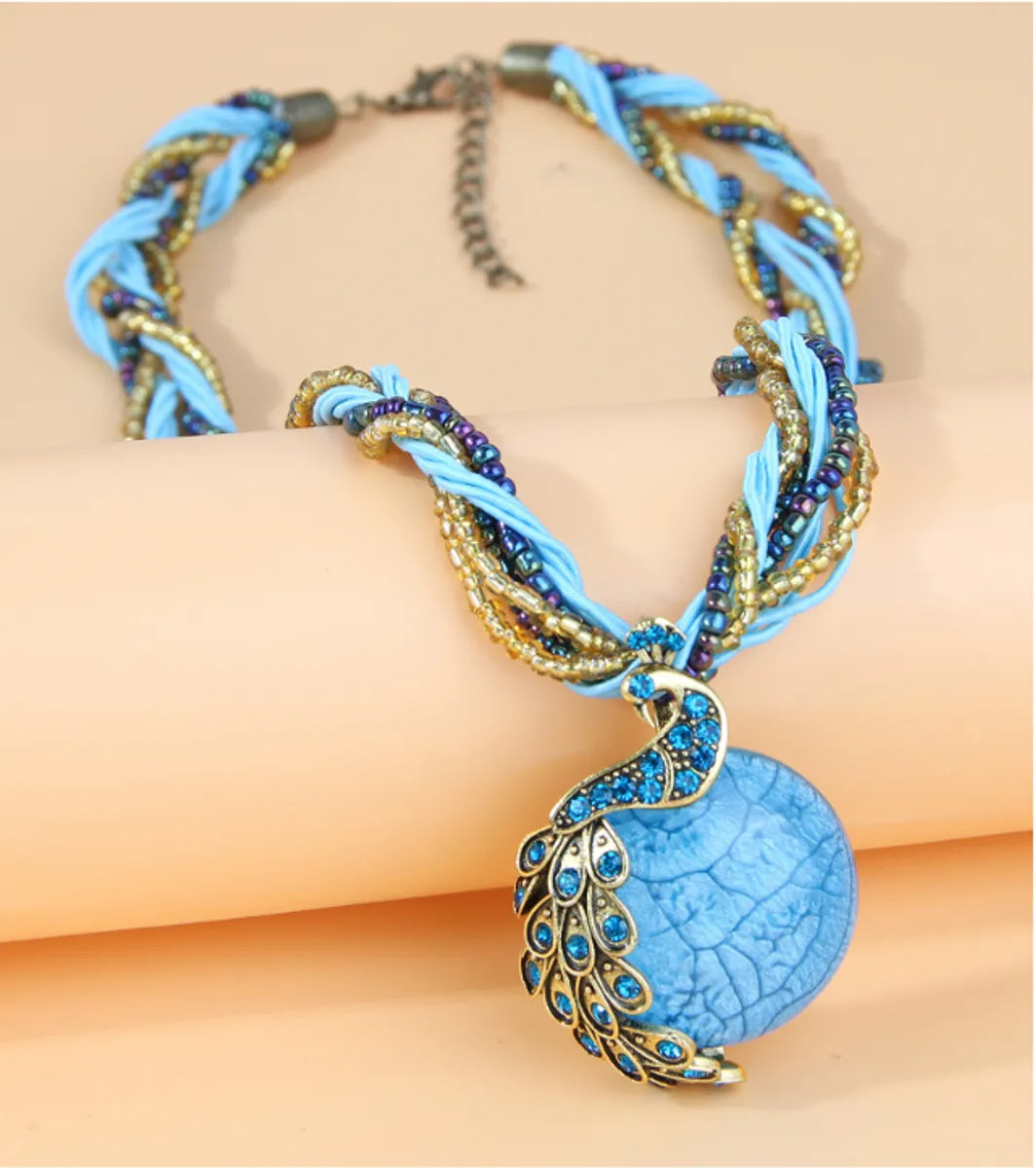 1 Piece Retro Geometric Alloy Resin Women's Necklace