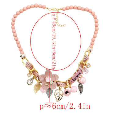 1 Piece Retro Geometric Alloy Tassel Plating Women's Necklace