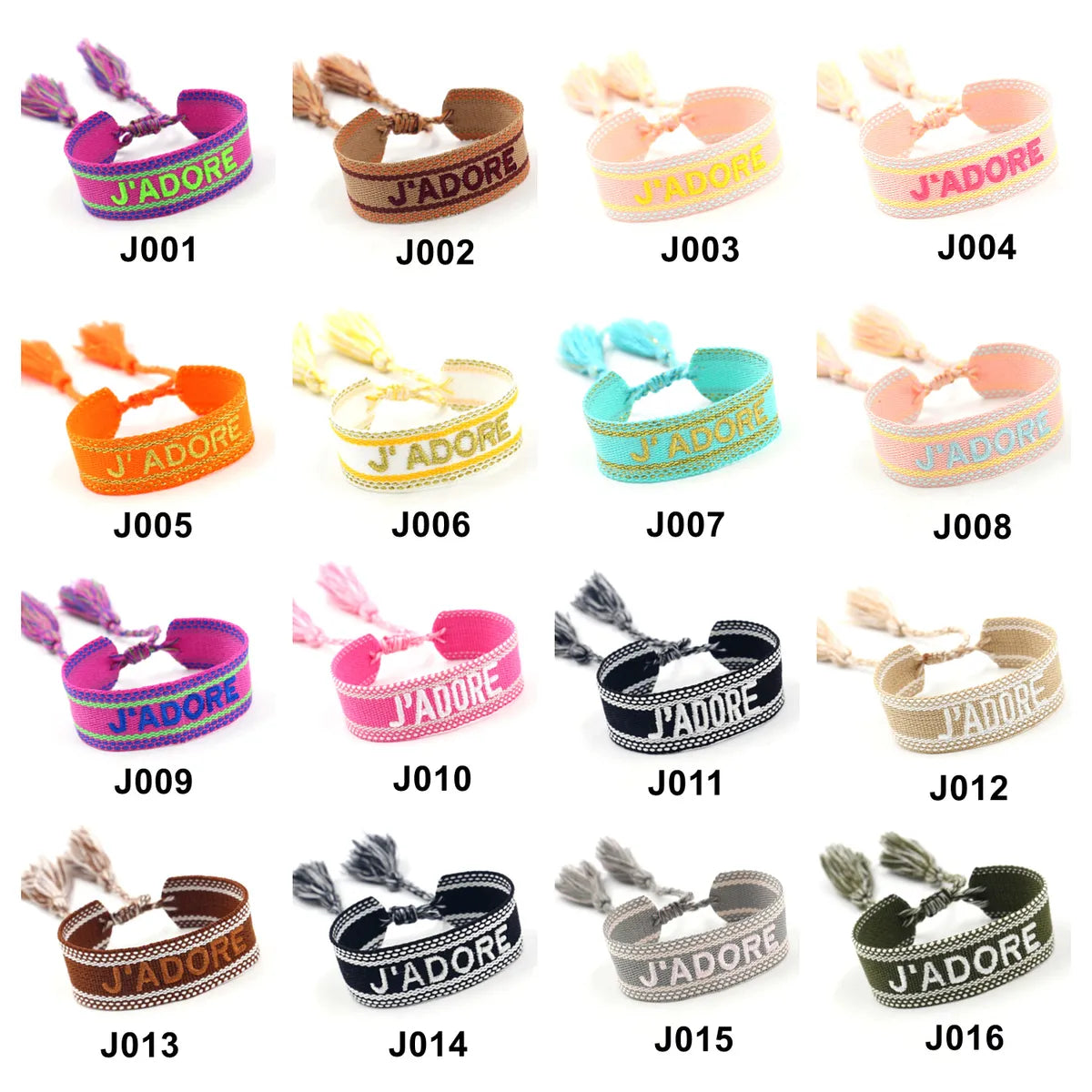 Retro Letter Polyester Unisex Bracelets