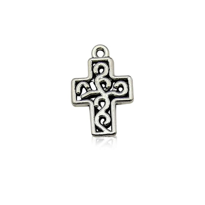 1 Piece Retro Simple Style Cross Alloy Plating Jewelry Accessories