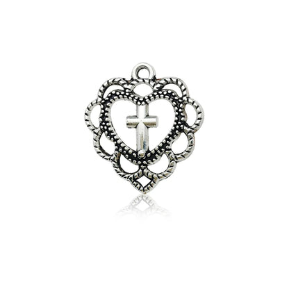 1 Piece Retro Simple Style Cross Alloy Plating Jewelry Accessories