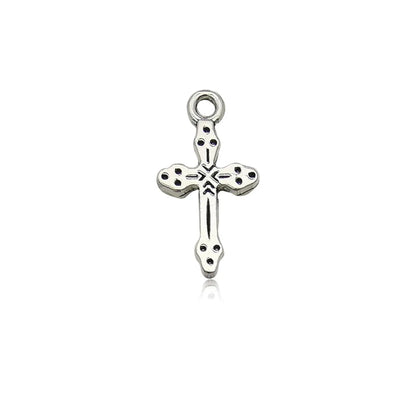 1 Piece Retro Simple Style Cross Alloy Plating Jewelry Accessories