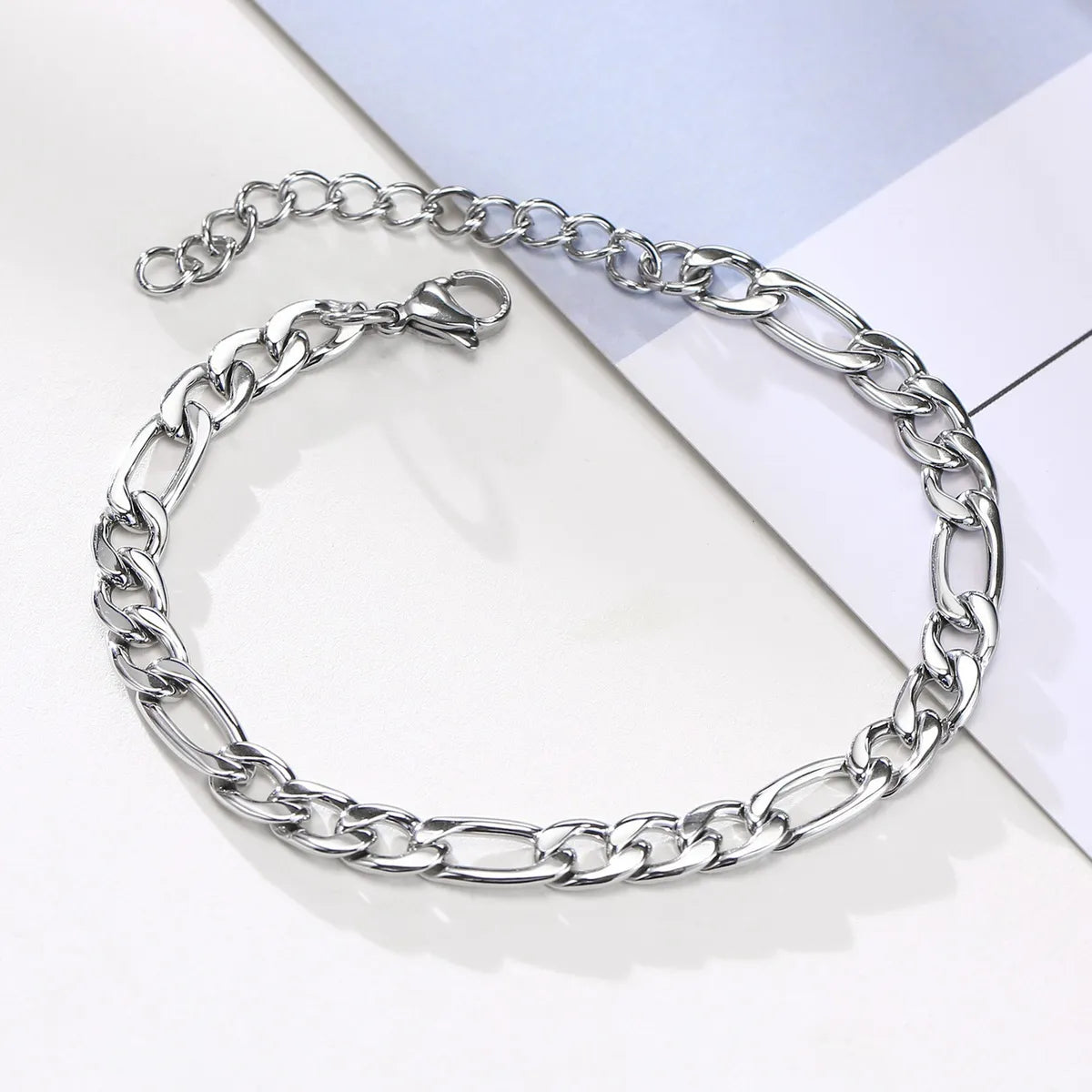 Retro Solid Color Titanium Steel Plating Bracelets