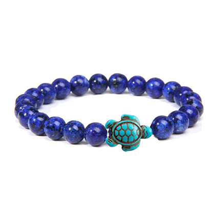 Retro Tortoise Color Block Turquoise Agate Tiger Eye Bracelets