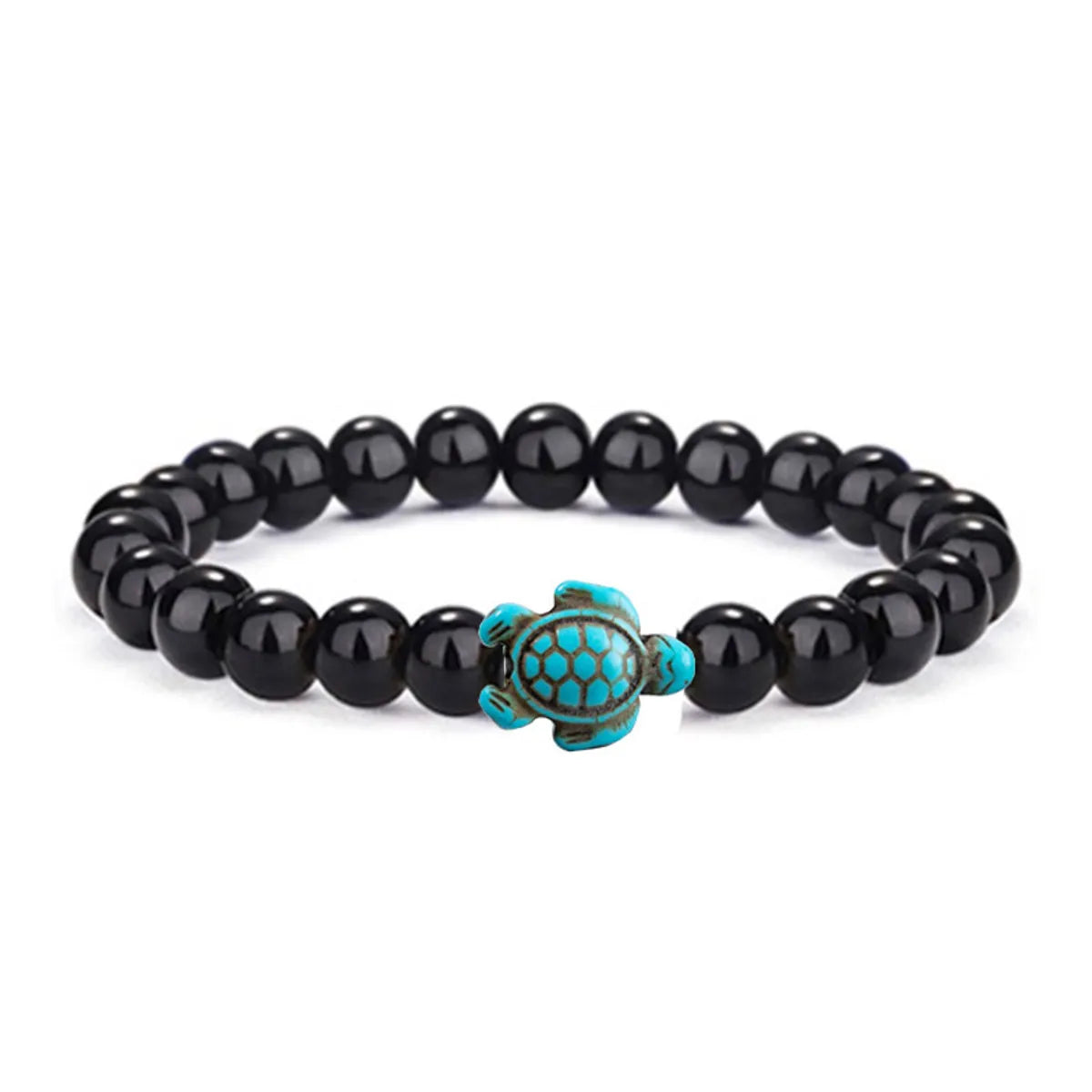 Retro Tortoise Color Block Turquoise Agate Tiger Eye Bracelets