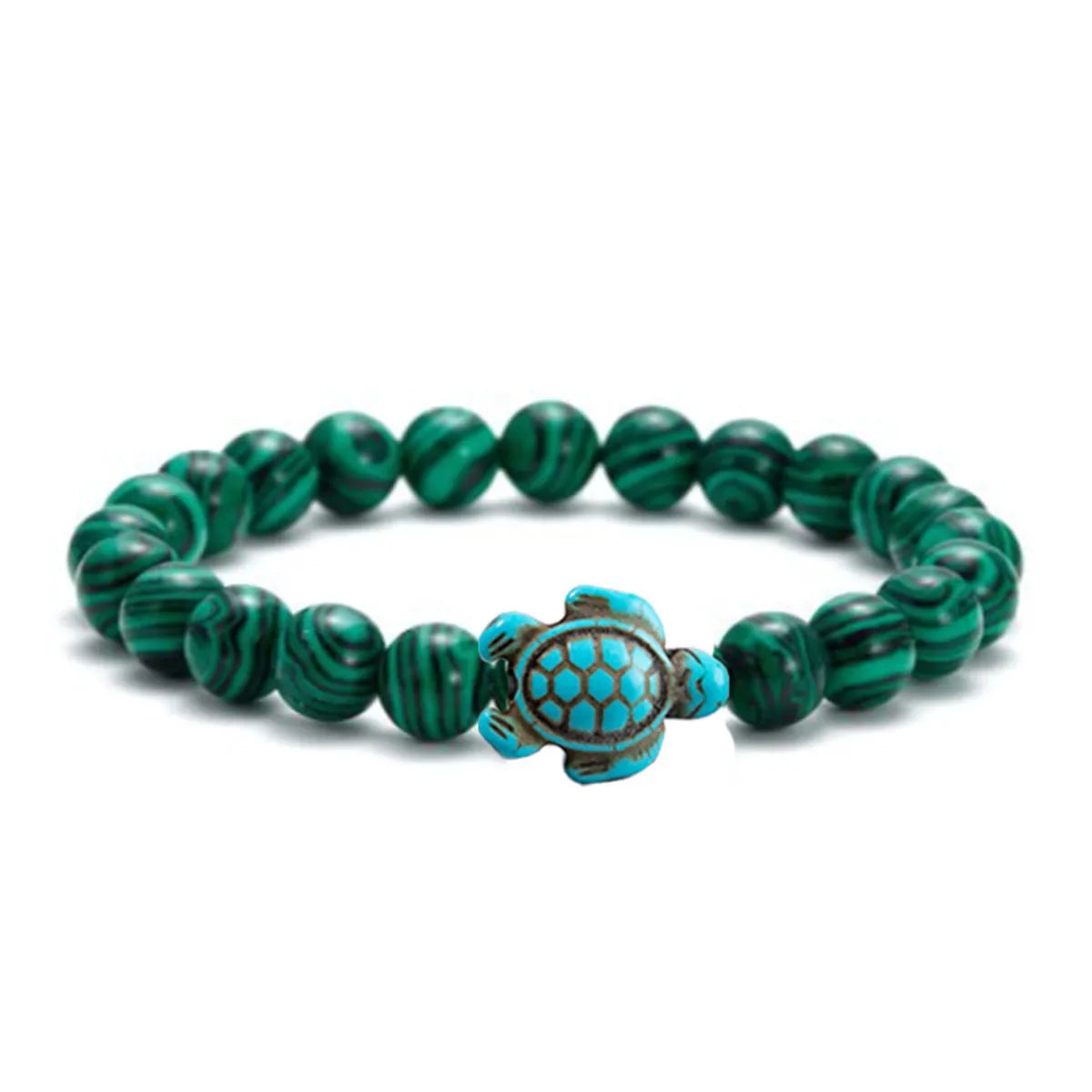 Retro Tortoise Color Block Turquoise Agate Tiger Eye Bracelets