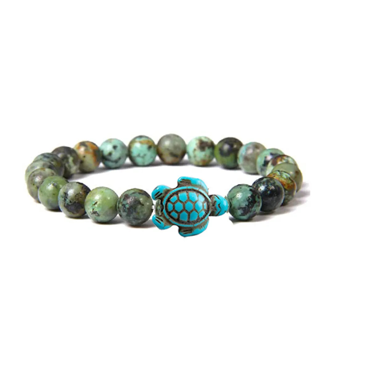 Retro Tortoise Color Block Turquoise Agate Tiger Eye Bracelets