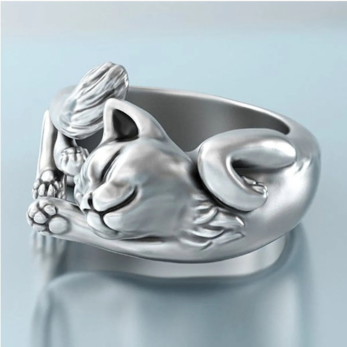 1 Piece Simple Style Animal Copper Plating Open Ring