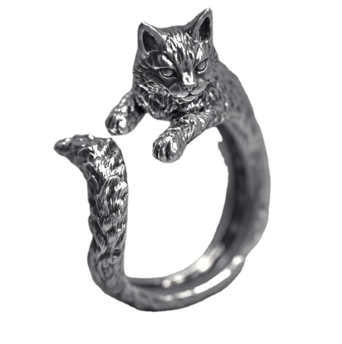 1 Piece Simple Style Animal Copper Plating Open Ring