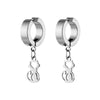 1 Piece Simple Style Cat Plating Stainless Steel Drop Earrings