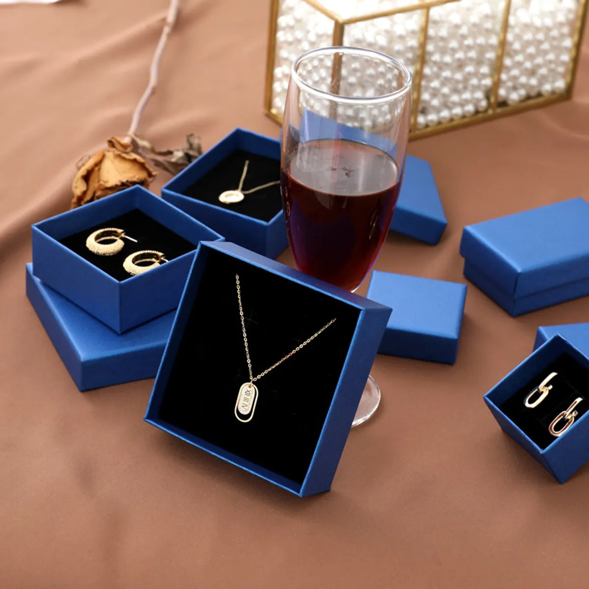 1 Piece Simple Style Classic Style Holiday Daily Solid Color Jewelry Boxes