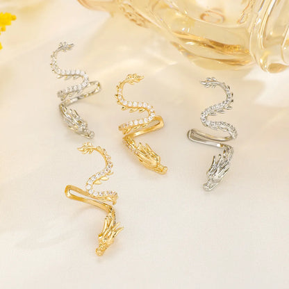 1 Piece Simple Style Classic Style Snake Aluminum Ear Cuffs