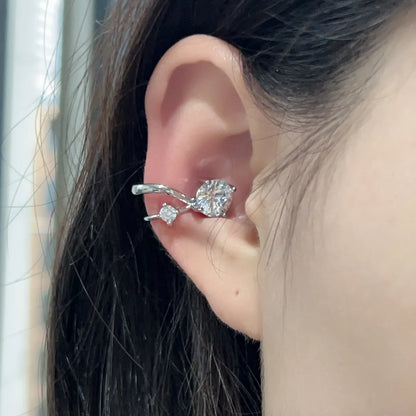 1 Piece Simple Style Classic Style U Shape Inlay Copper Zircon Ear Cuffs