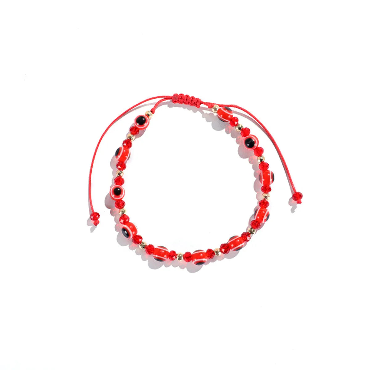 Simple Style Devil's Eye Resin Rope Wholesale Bracelets